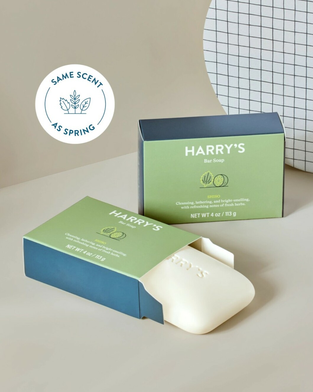 Harry's Shiso Bar Soap, 2 ct / 4 oz - Food 4 Less
